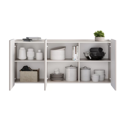Komoda Malmi 150 cm wisząca - kaszmir / czarny
